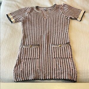 Mini spring sweater dress